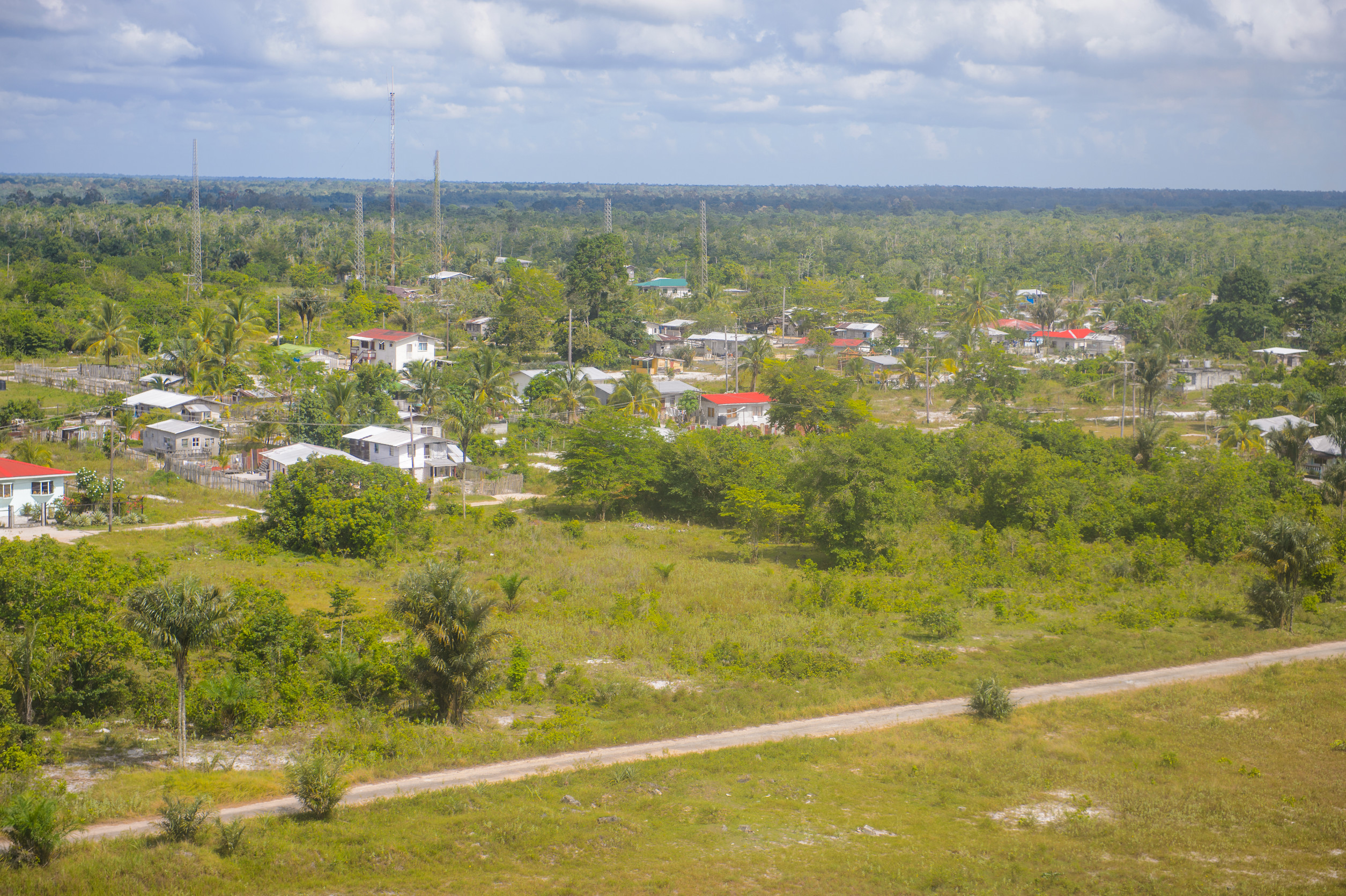 aerial landscape of guyana south america