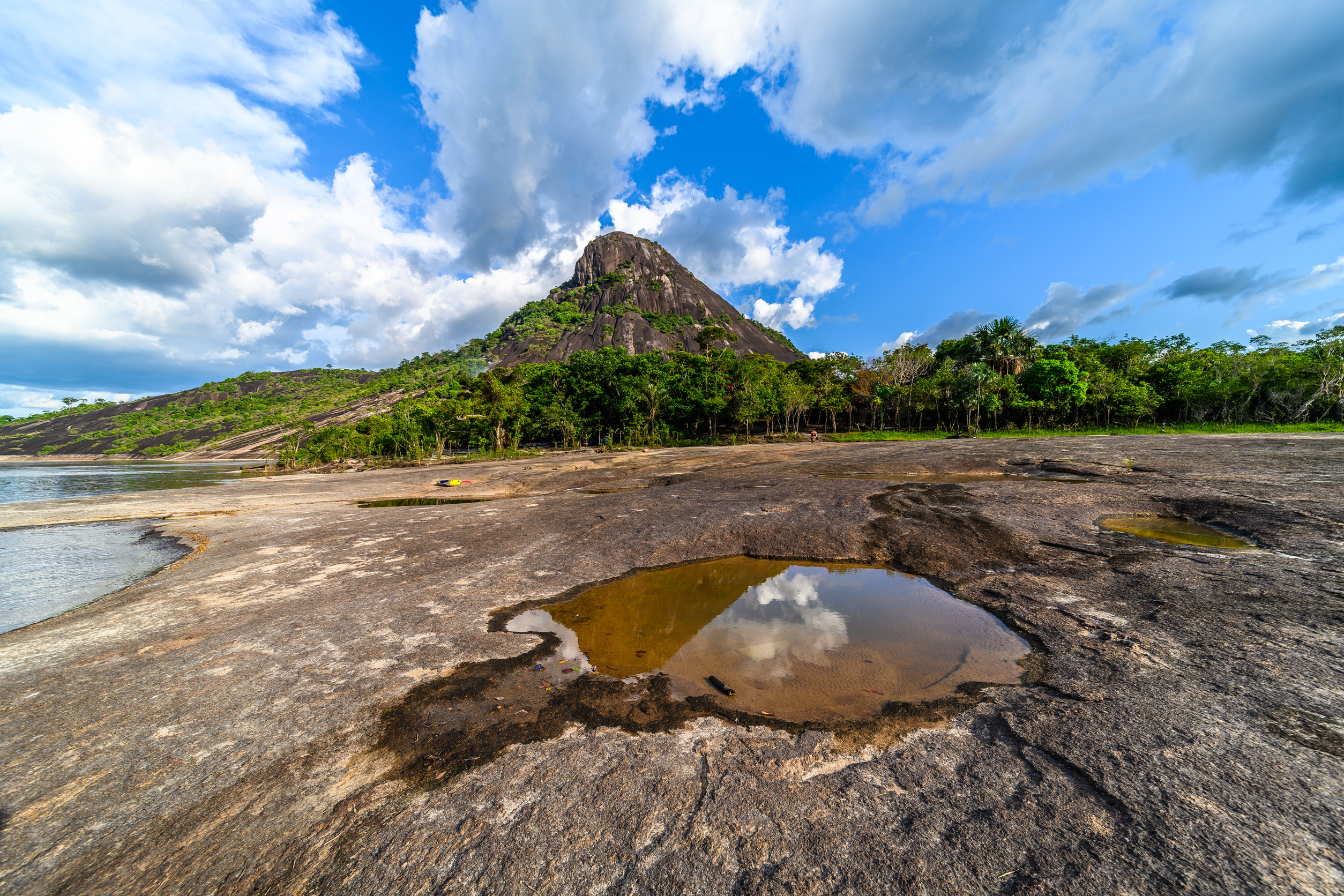 aerial landscape of guyana south america