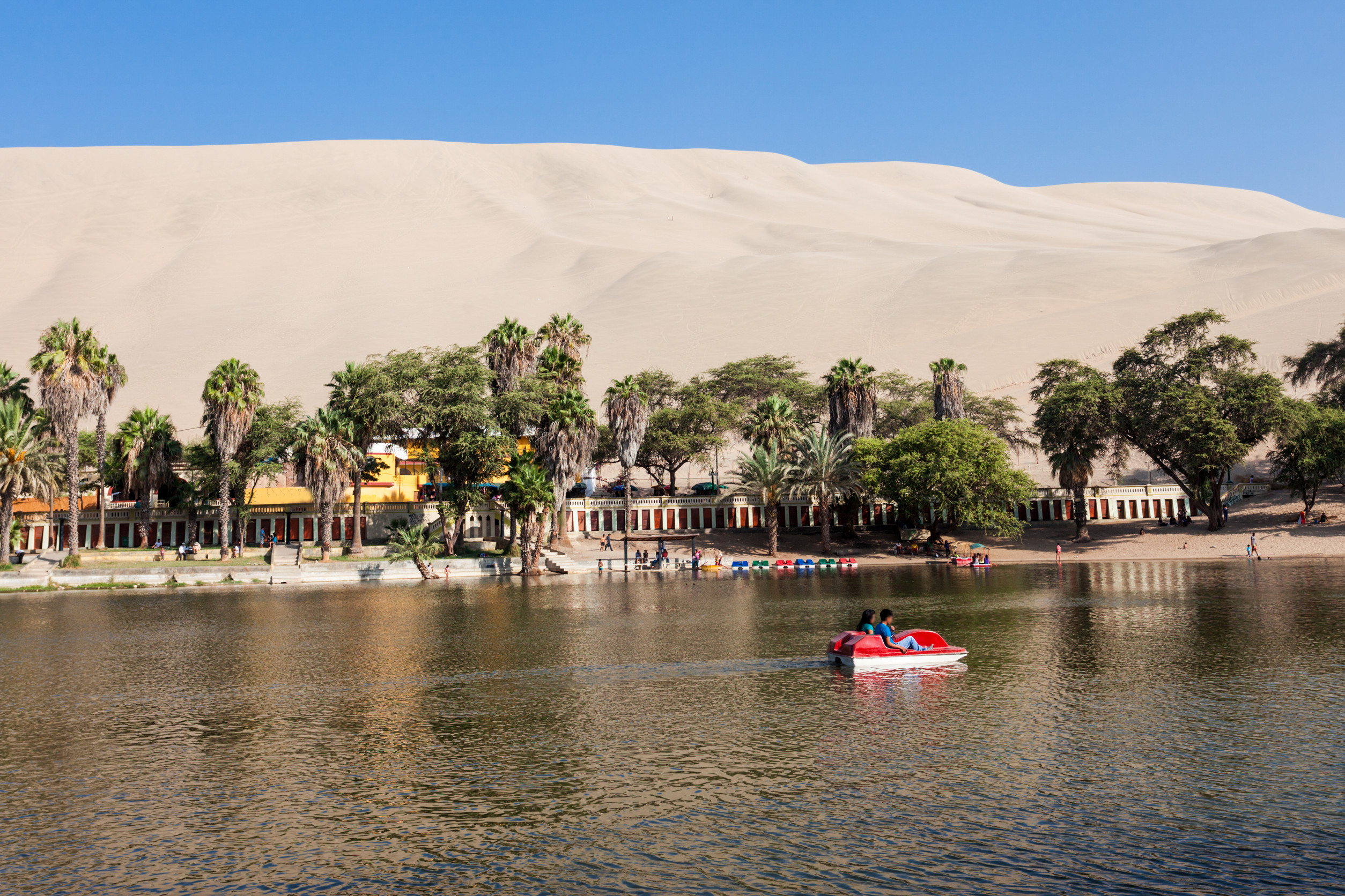huacachina oasis in the ica region peru