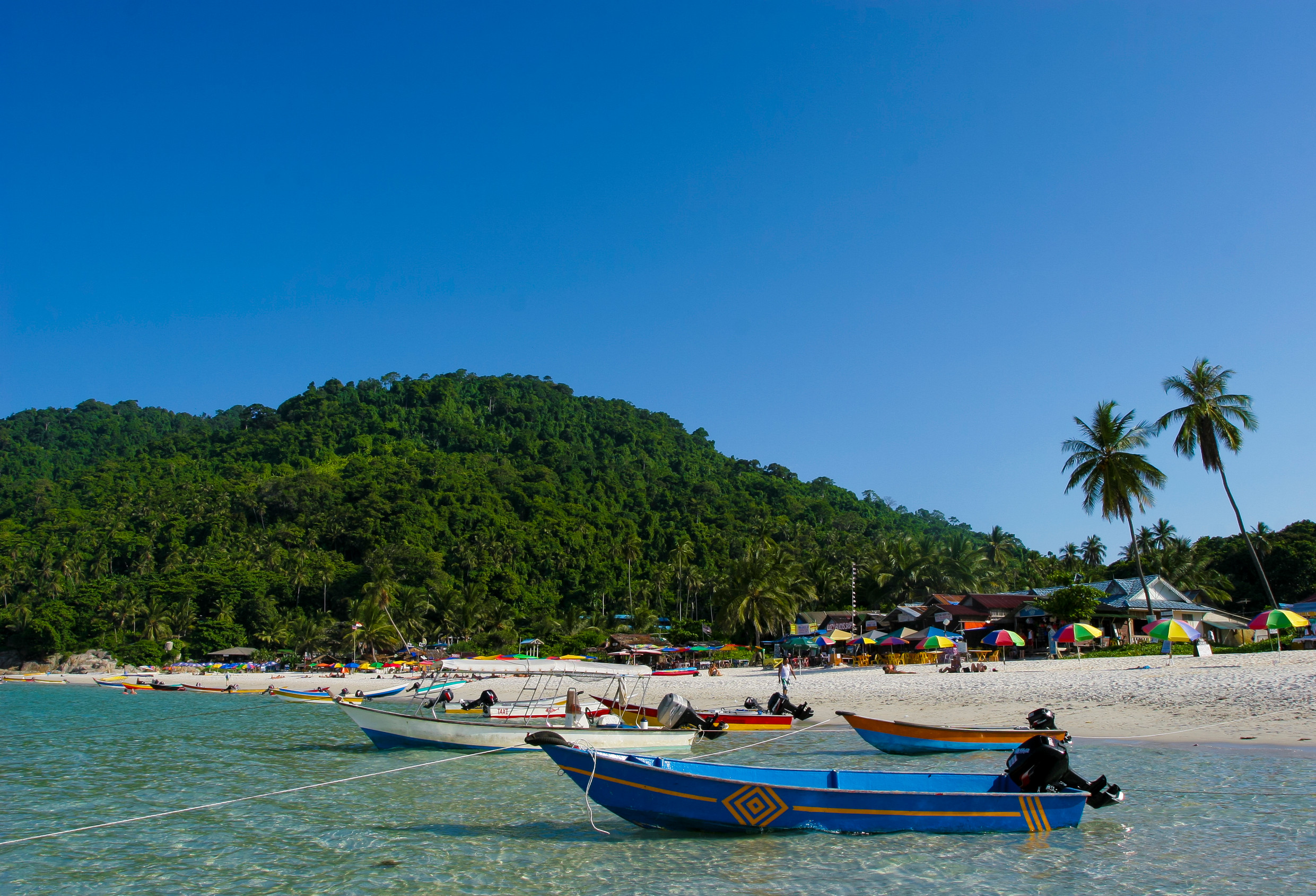 beautiful scene at perhentian kecil island beach terengganu malaysia