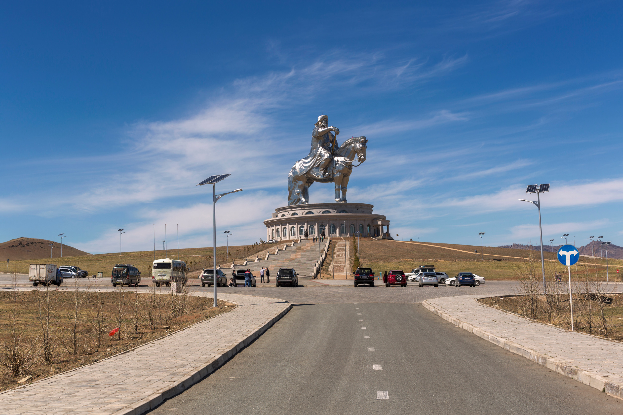 meters tall statue of genghis khan on horseback statue comple