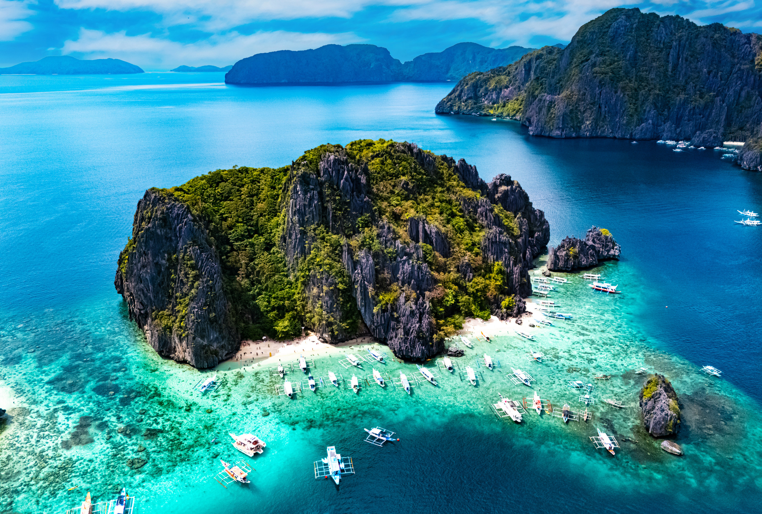 shimizu island near el nido palawan philippines