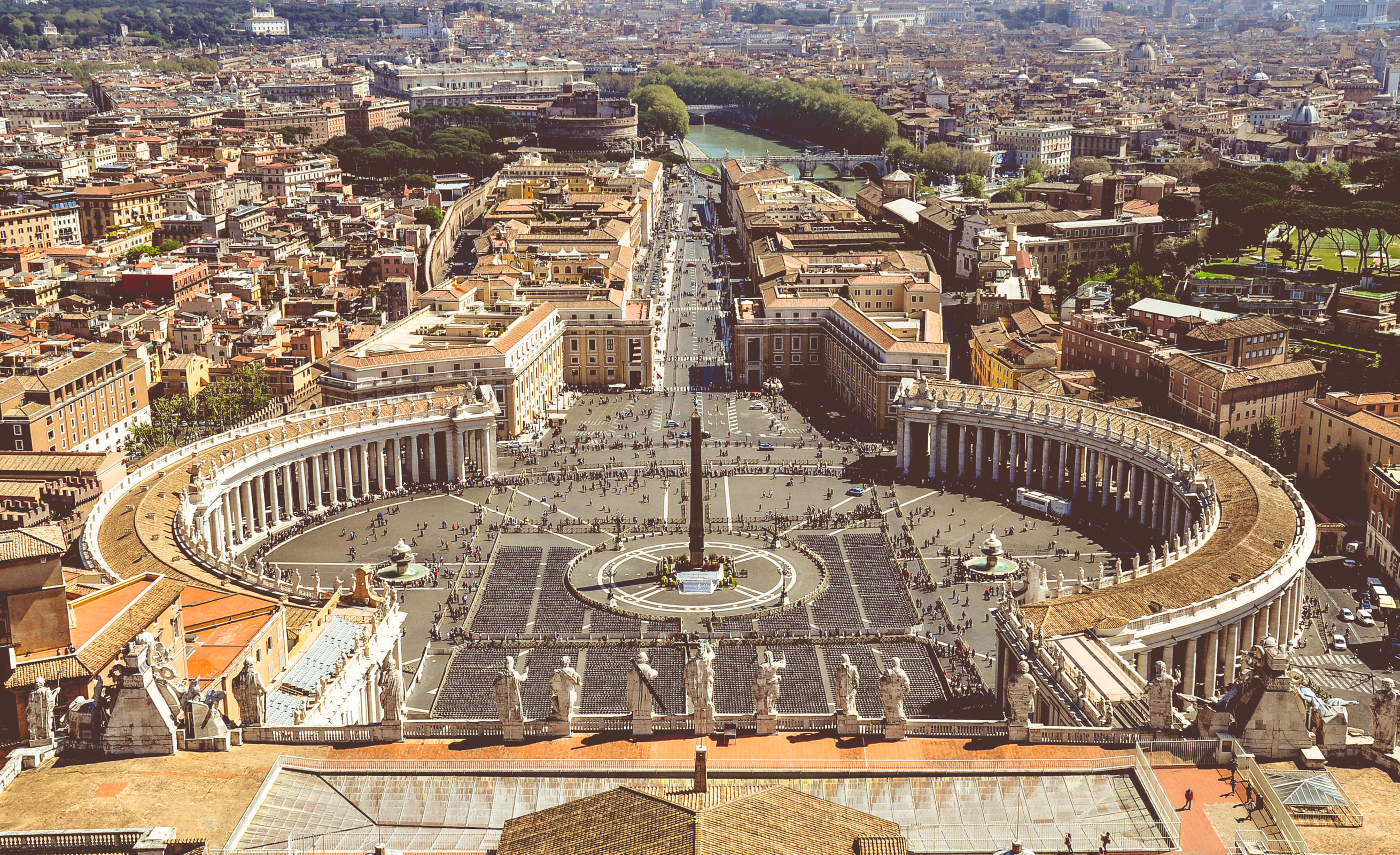 saint peter basilica in vatican or basilica papale di san pietro in vaticano rome italy at sunset
