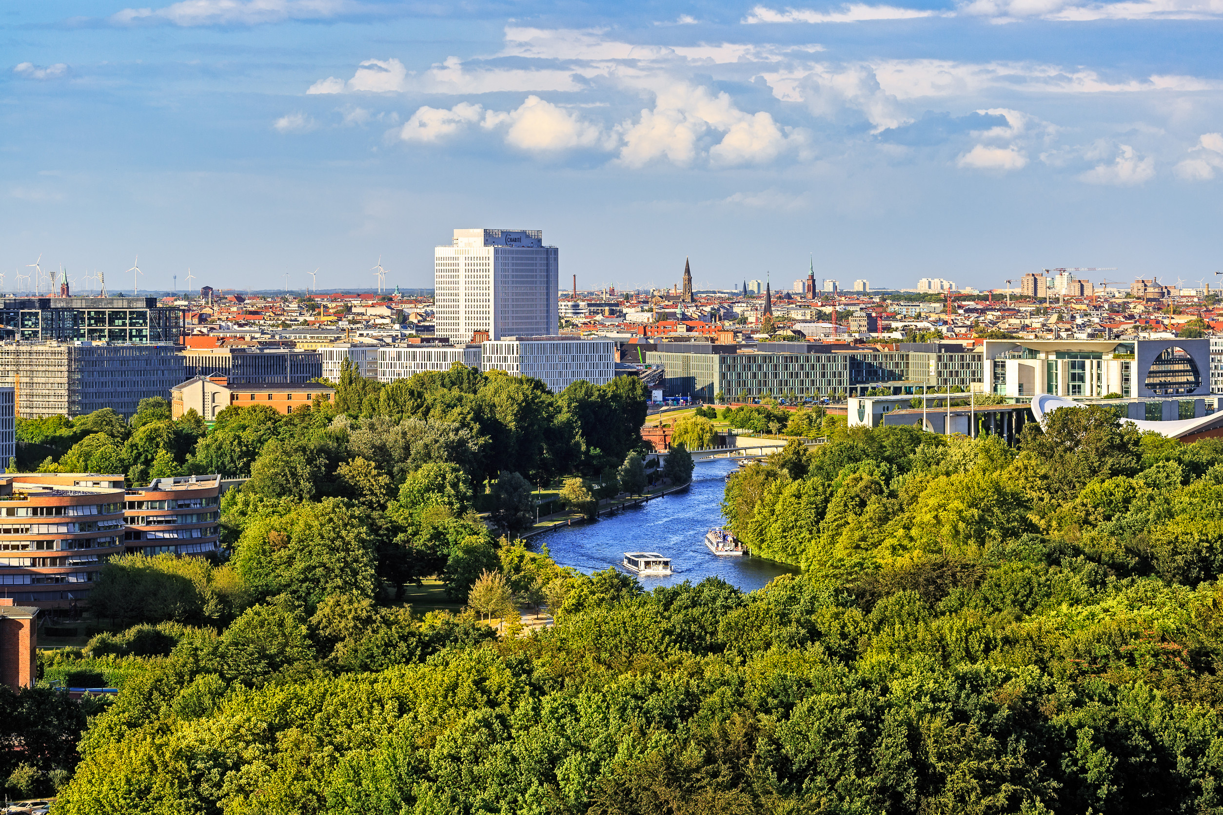 view from the siegessule berlin